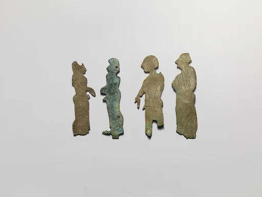Bronze plaque of a woman
