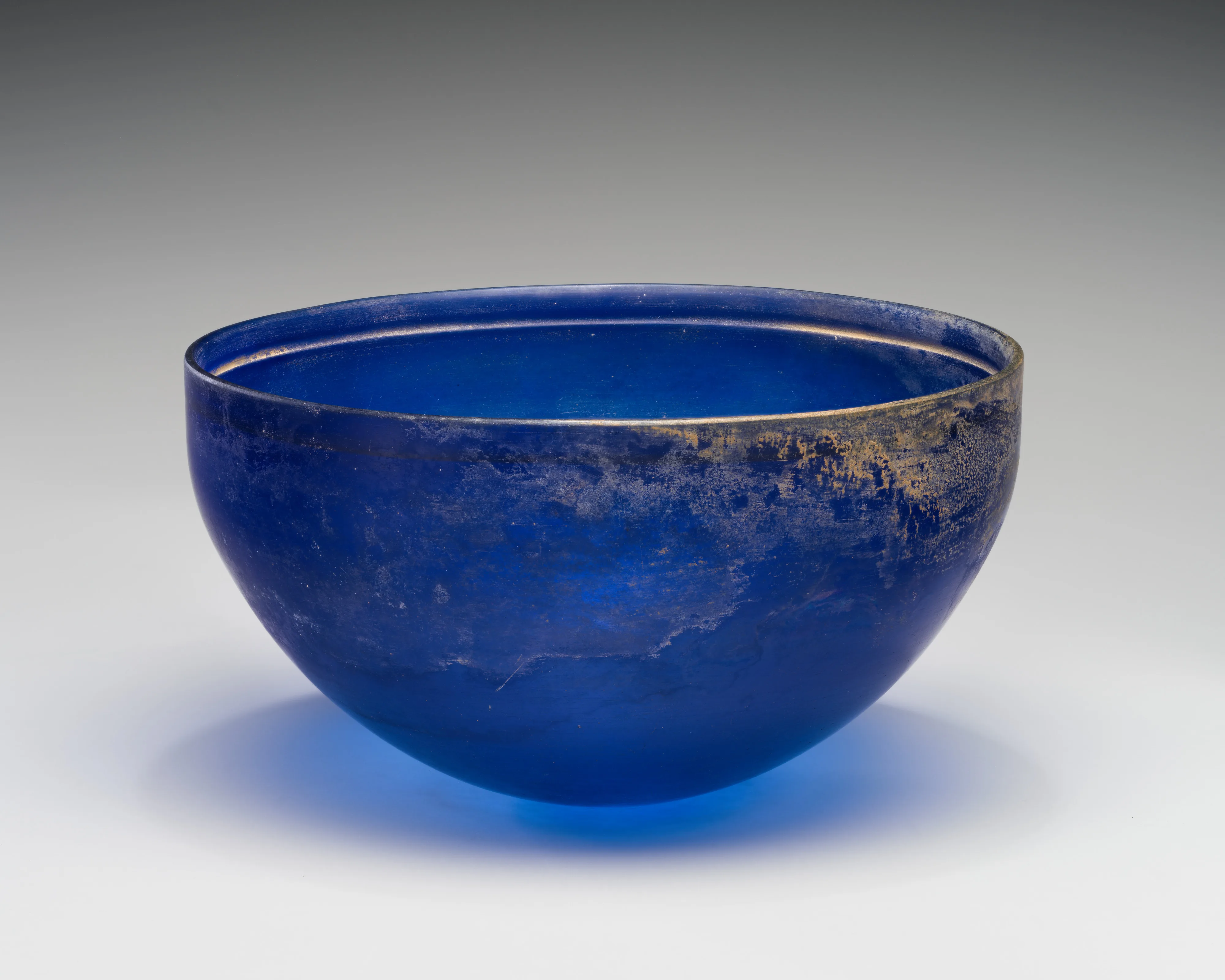 Glass hemispherical bowl — Unknown