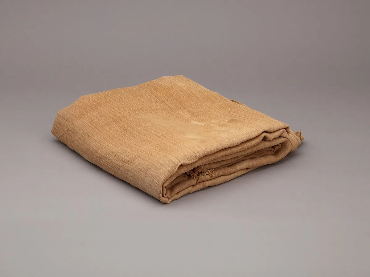 Sheet, linen mark, medium spin, close weave — Unknown