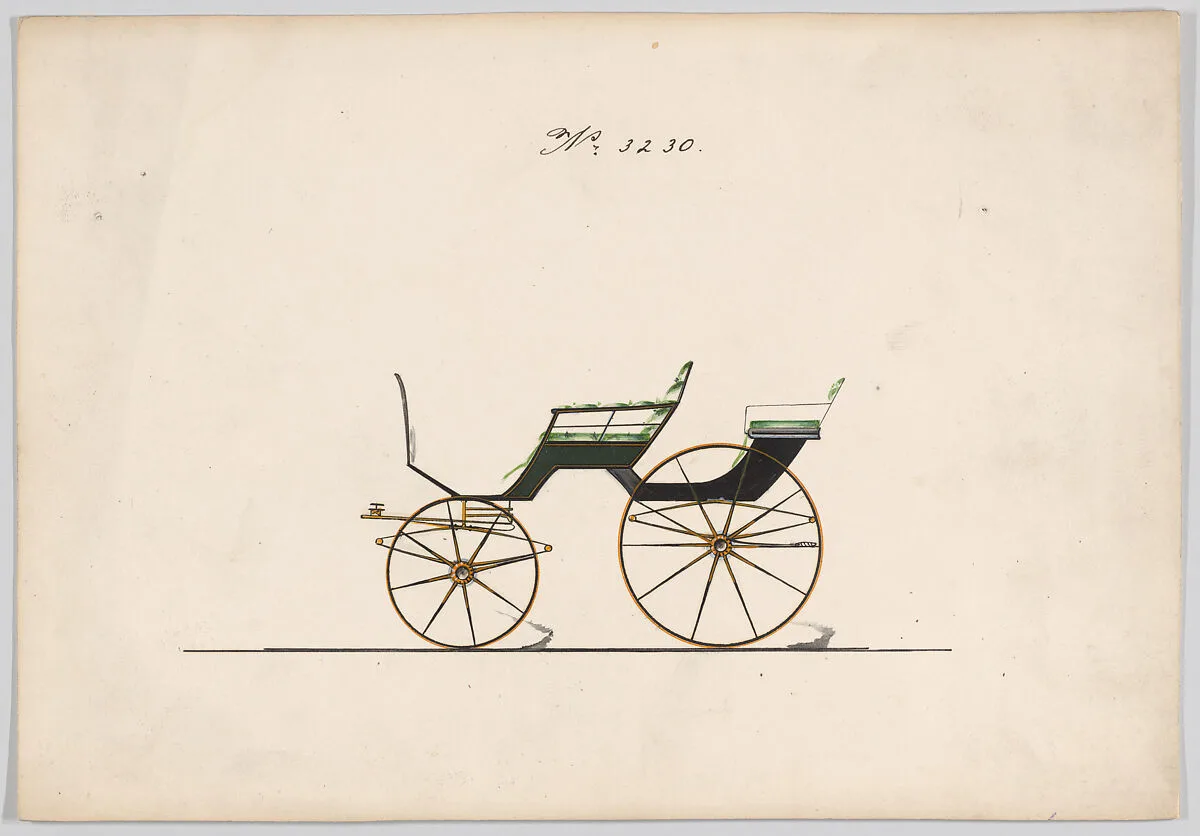 Design for Pony Phaeton, no. 3230 — Brewster & Co.