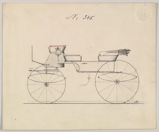 Design for Vis-à-vis, no. 345