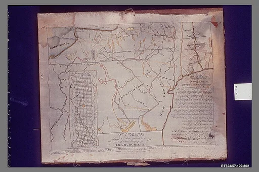 Embroidered Map Sampler