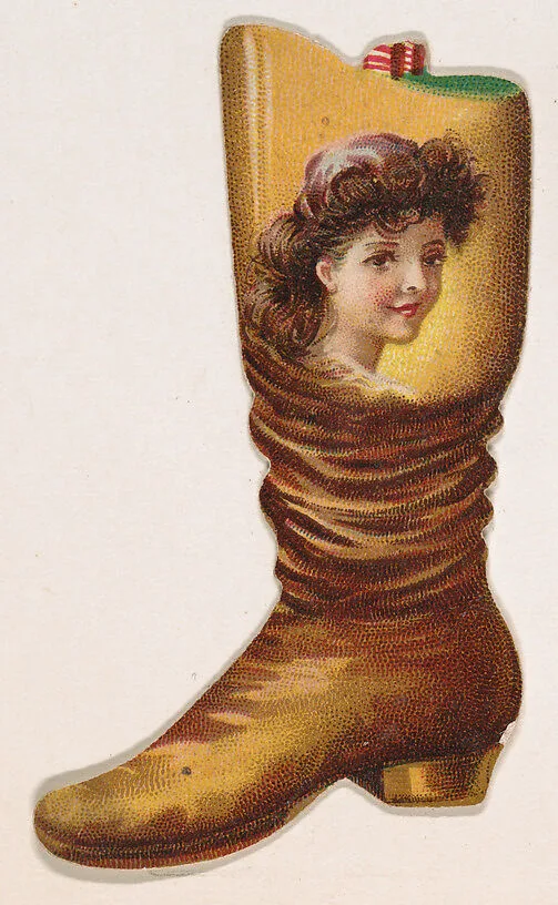 Boot, from the Novelties series (N228, Type 3) issued by Kinney Bros. — Kinney Brothers Tobacco Company