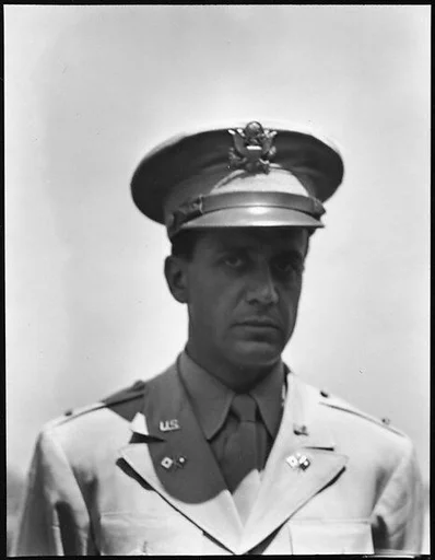 [Unidentified Man in Uniform on Roof of 441 East 92nd Street Apartment Building?, New York City]