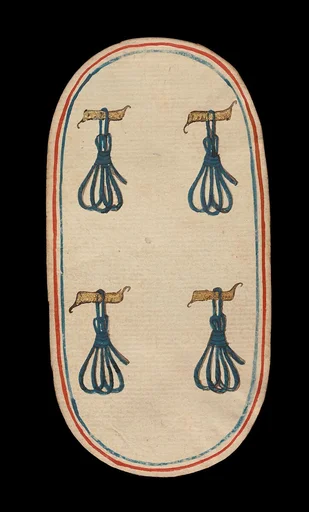 4 of Tethers, from The Cloisters Playing Cards