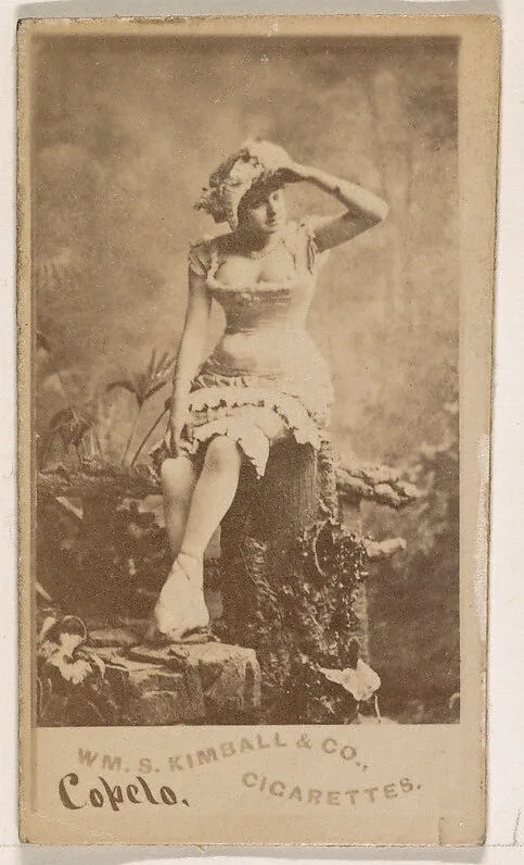 Miss Copelo, from the Actresses series (N203) issued by Wm. S. Kimball & Co. — William S. Kimball & Company