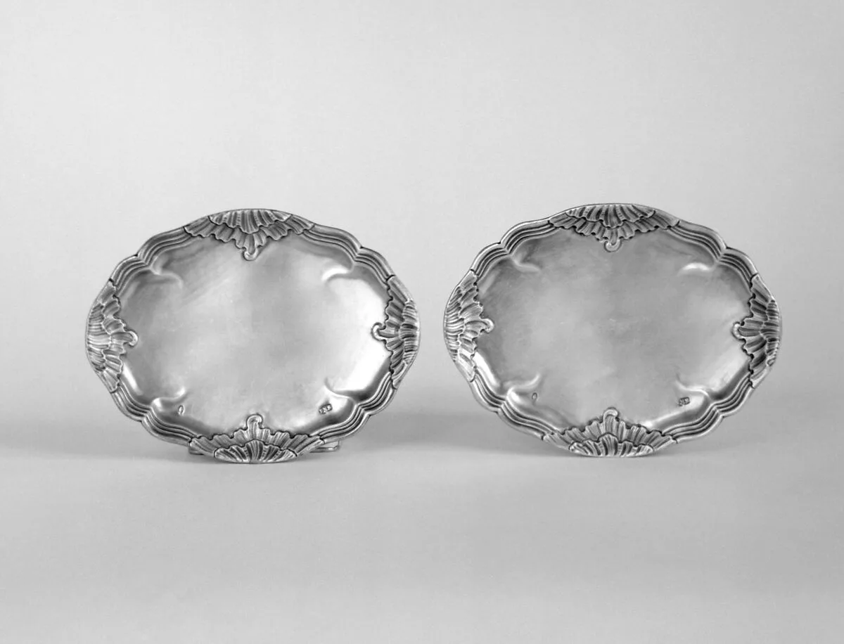 Small tray (one of a pair) — Johann Martin Satzger I