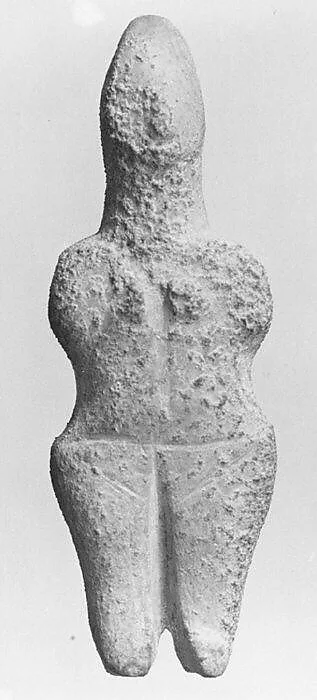 Marble female figure — Unknown