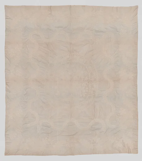 Stuffed and corded quilt