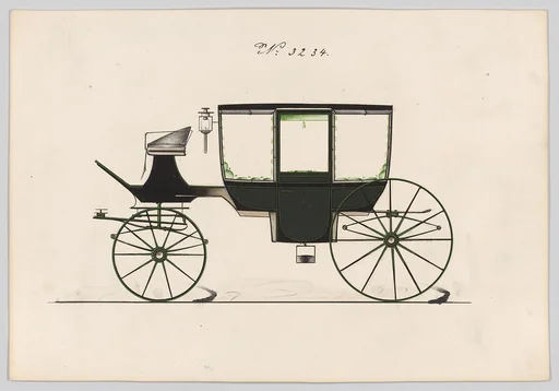 Design for Curtain Quarter Coach, no. 3234