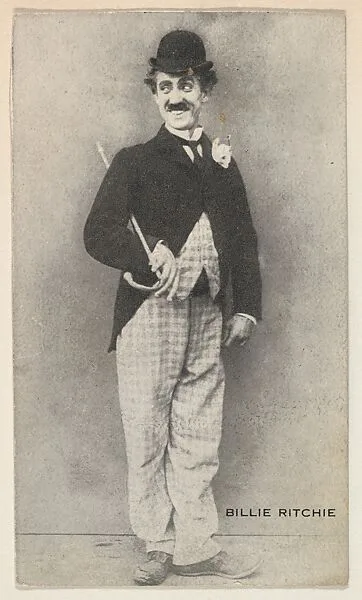 Billie Ritchie, from the Black and White Movie Stars series (D1), issued by the E. H. Koester Baking Company — E. H. Koester Baking Company, Baltimore