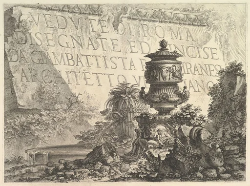 Frontispiece from "Vedute di Roma"