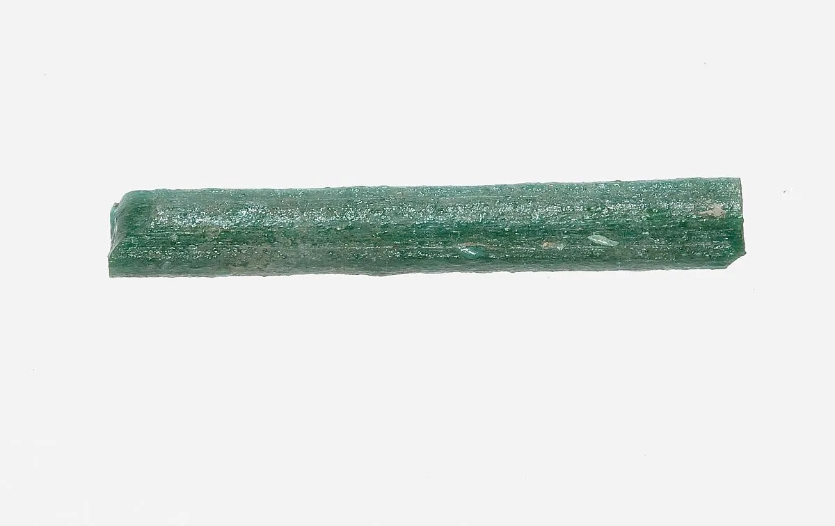 Rod of Opaque Green Glass — Unknown