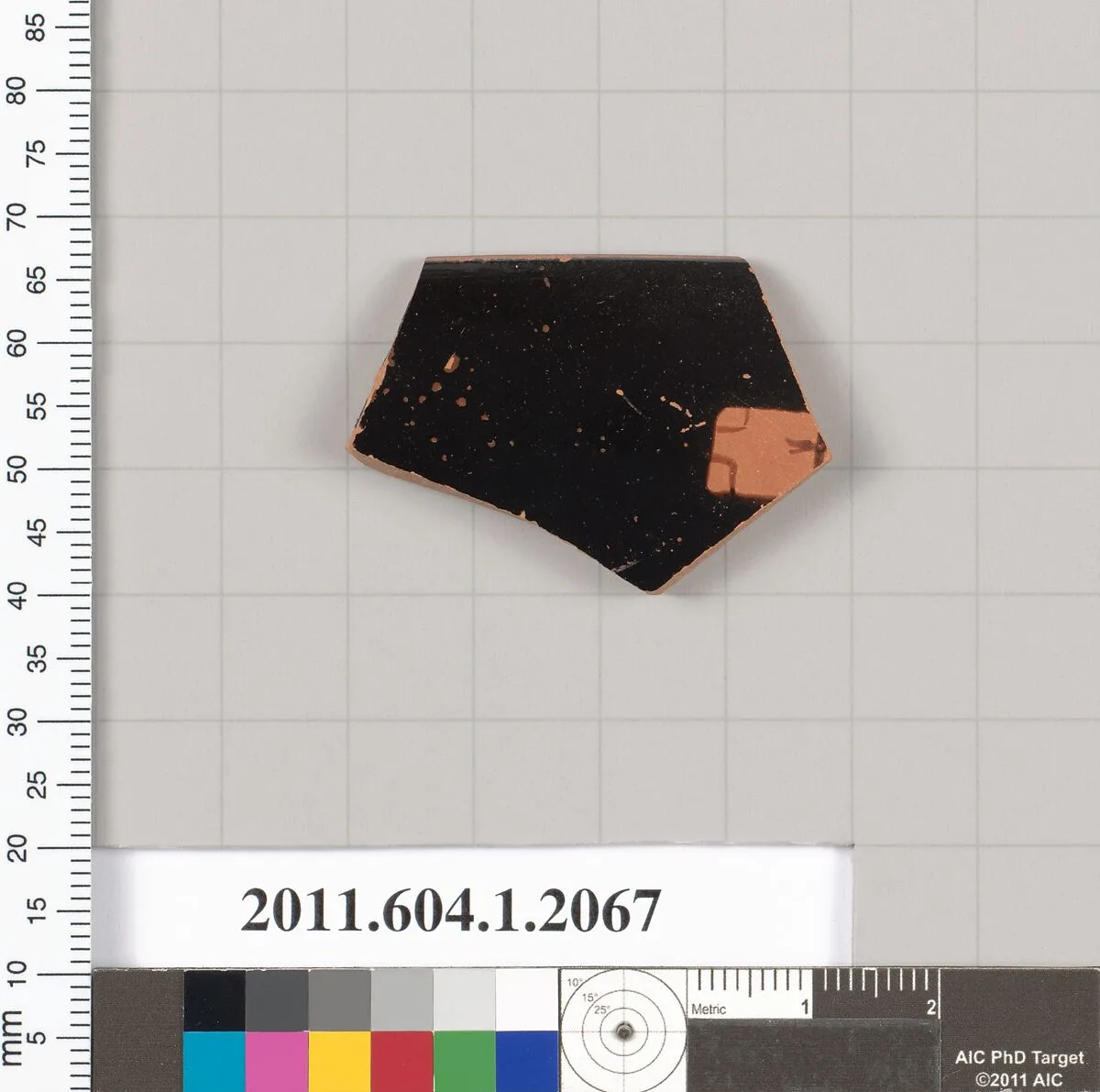 Terracotta rim fragment of a kylix (drinking cup) — Unknown