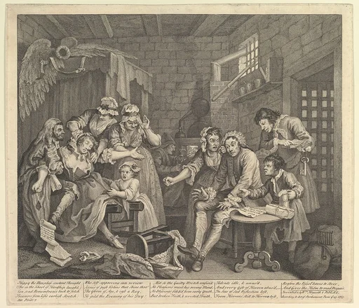 A Rake's Progress, Plate 7
