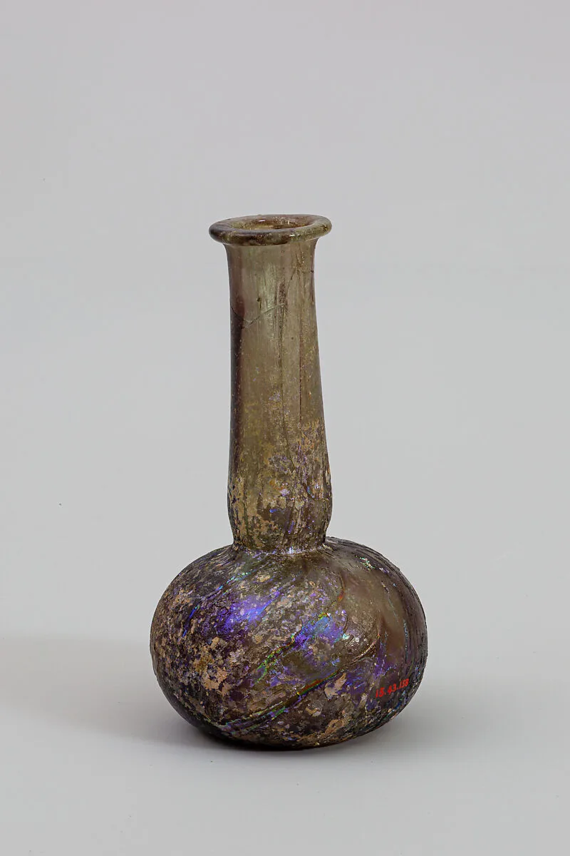 Glass perfume bottle — Unknown