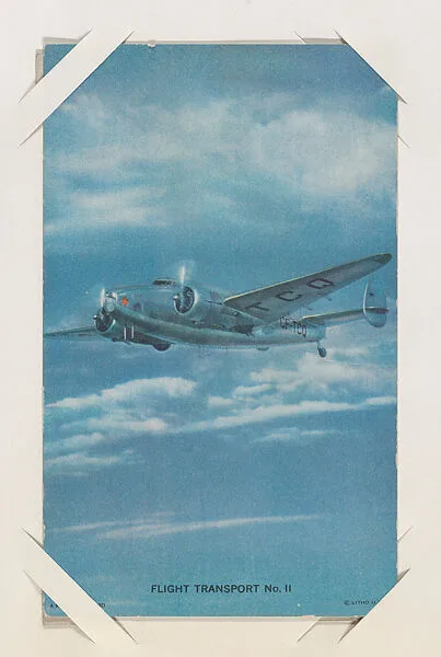 Flight Transport No. 11 from Military cards series (W615) — International Mutoscope Reel Company