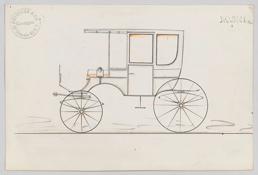 Design for 6 seat Rockaway, no. 3141a