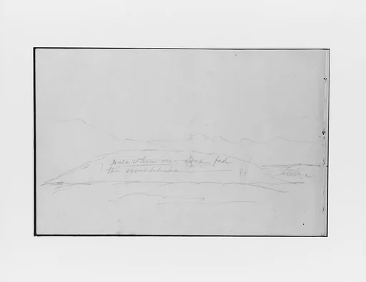 Hill Where Our Lord Fed the Multitude (from Sketchbook)