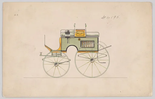 Design for Dog Cart Phaeton, no. 4195