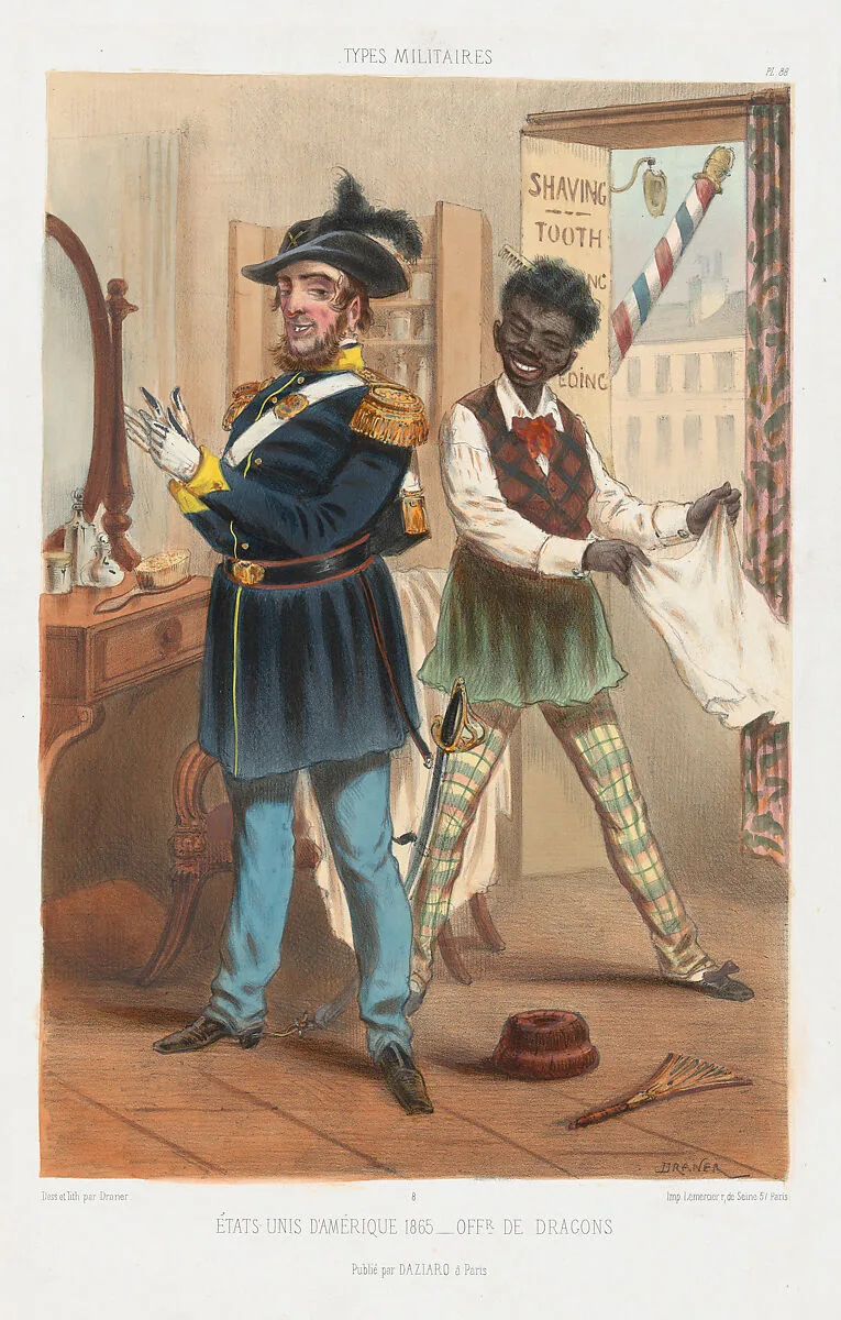 États-Unis d'Amerique 1865 - Offr. de Dragons — Draner|Lemercier|Daziaro