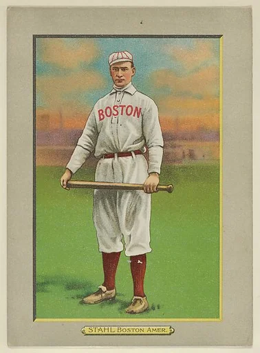 Jake Stahl, First Baseman, Boston Red Sox American League), from Turkey Red Cabinets (T3)