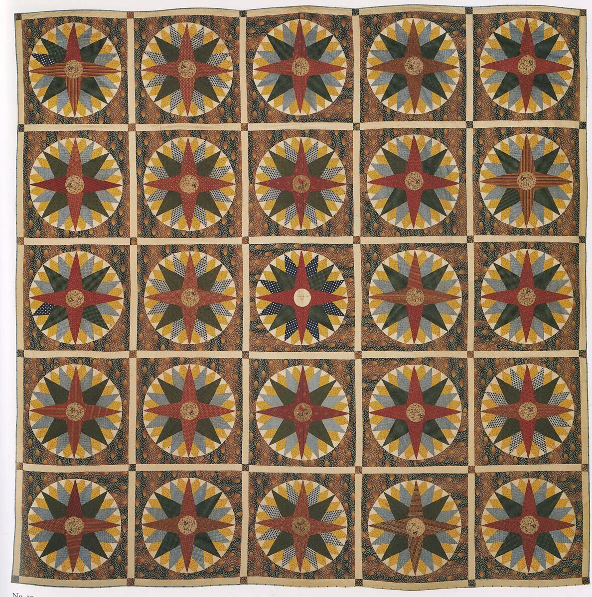 Mariner's Compass Quilt — Barbara Ann Miller