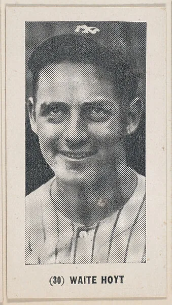 Waite Hoyt from the Baseball Players photo series (W502) — Unknown