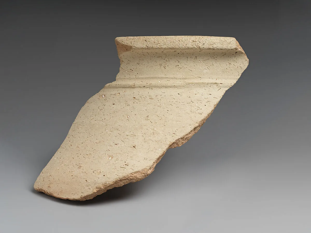 Jar rim sherd — Unknown