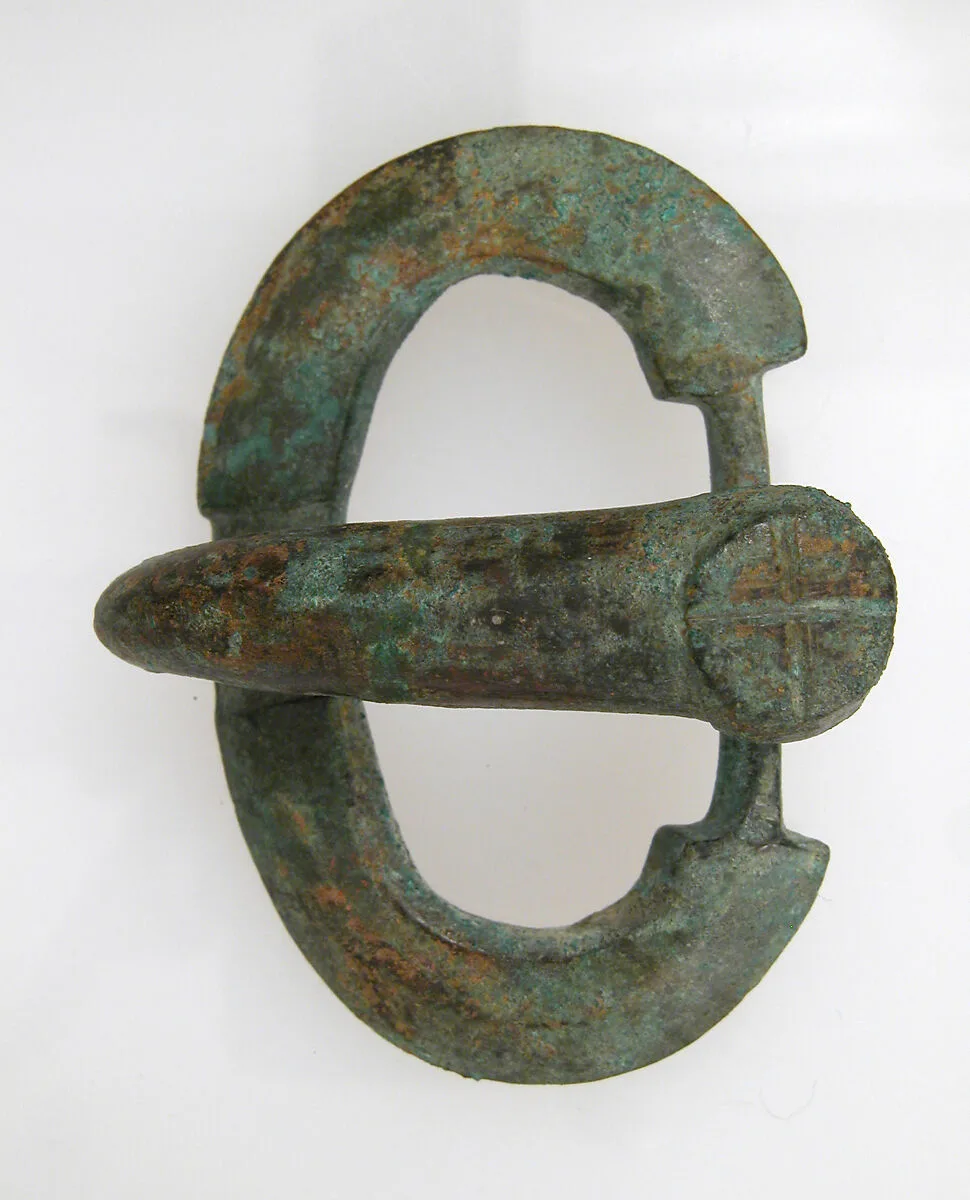 Belt Tongue and Oval Loop from a Buckle — Unknown