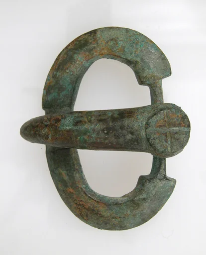 Belt Tongue and Oval Loop from a Buckle
