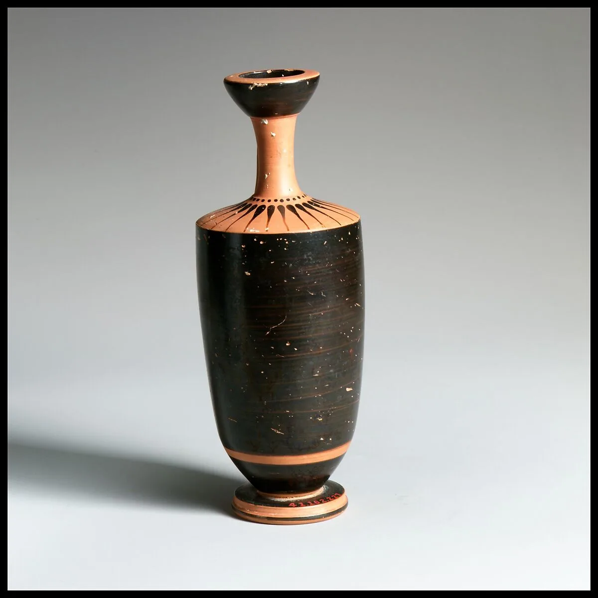Terracotta lekythos (oil flask) — Unknown