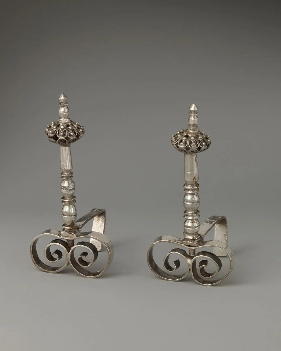 Miniature andiron (one of a pair) (part of a set) — George Manjoy