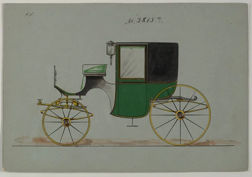Design for Brougham, no. 3815a
