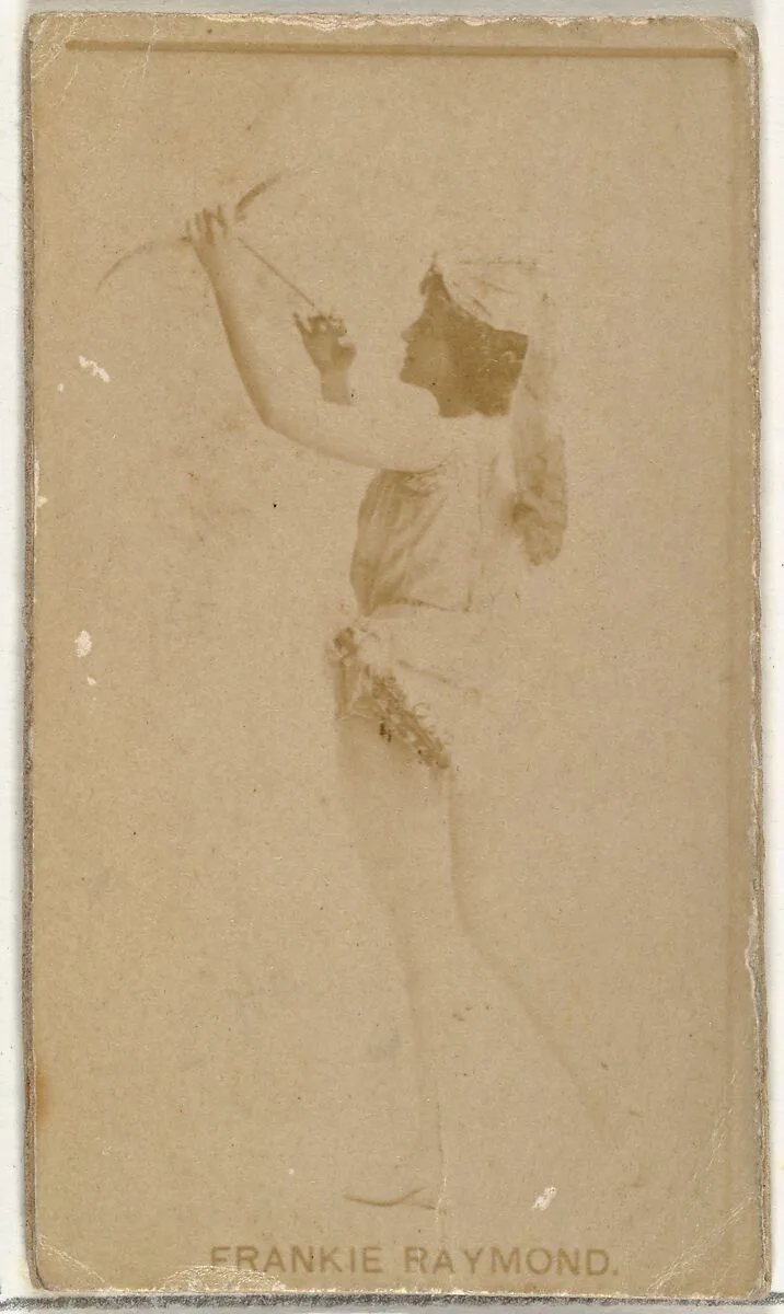 Frankie Raymond, from the Actors and Actresses series (N145-8) issued by Duke Sons & Co. to promote Duke Cigarettes — W. Duke, Sons & Co.|American Tobacco Company