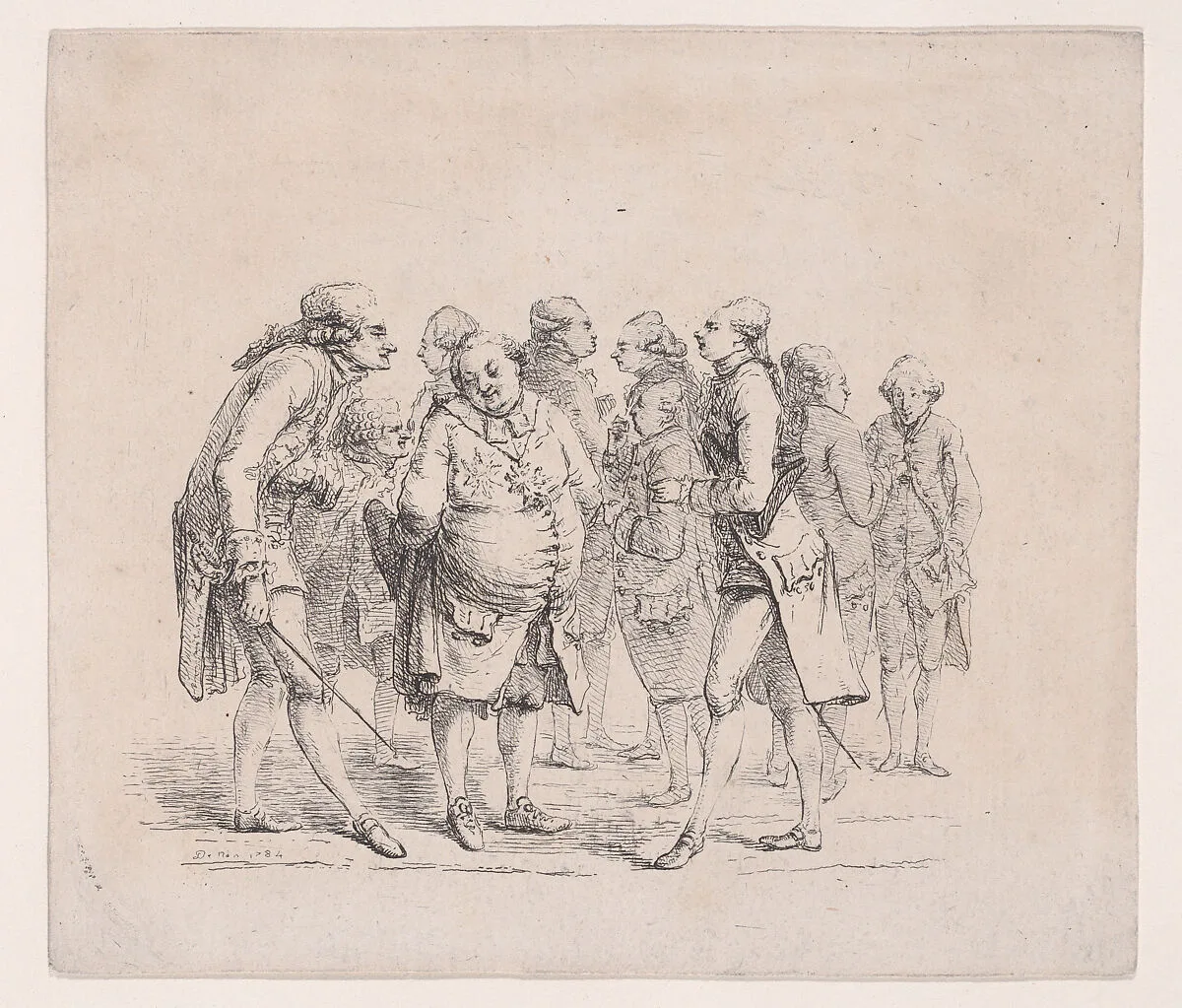 The Diplomatic Body of Naples — baron Dominique Vivant Denon