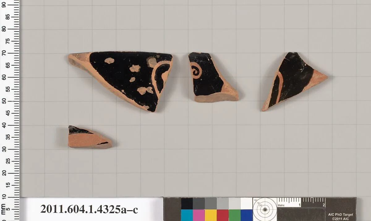 Terracotta rim fragments of kylikes (drinking cups) — Unknown