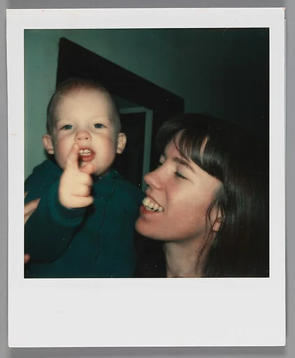 [Unidentified Woman with Baby, Old Lyme, Connecticut]