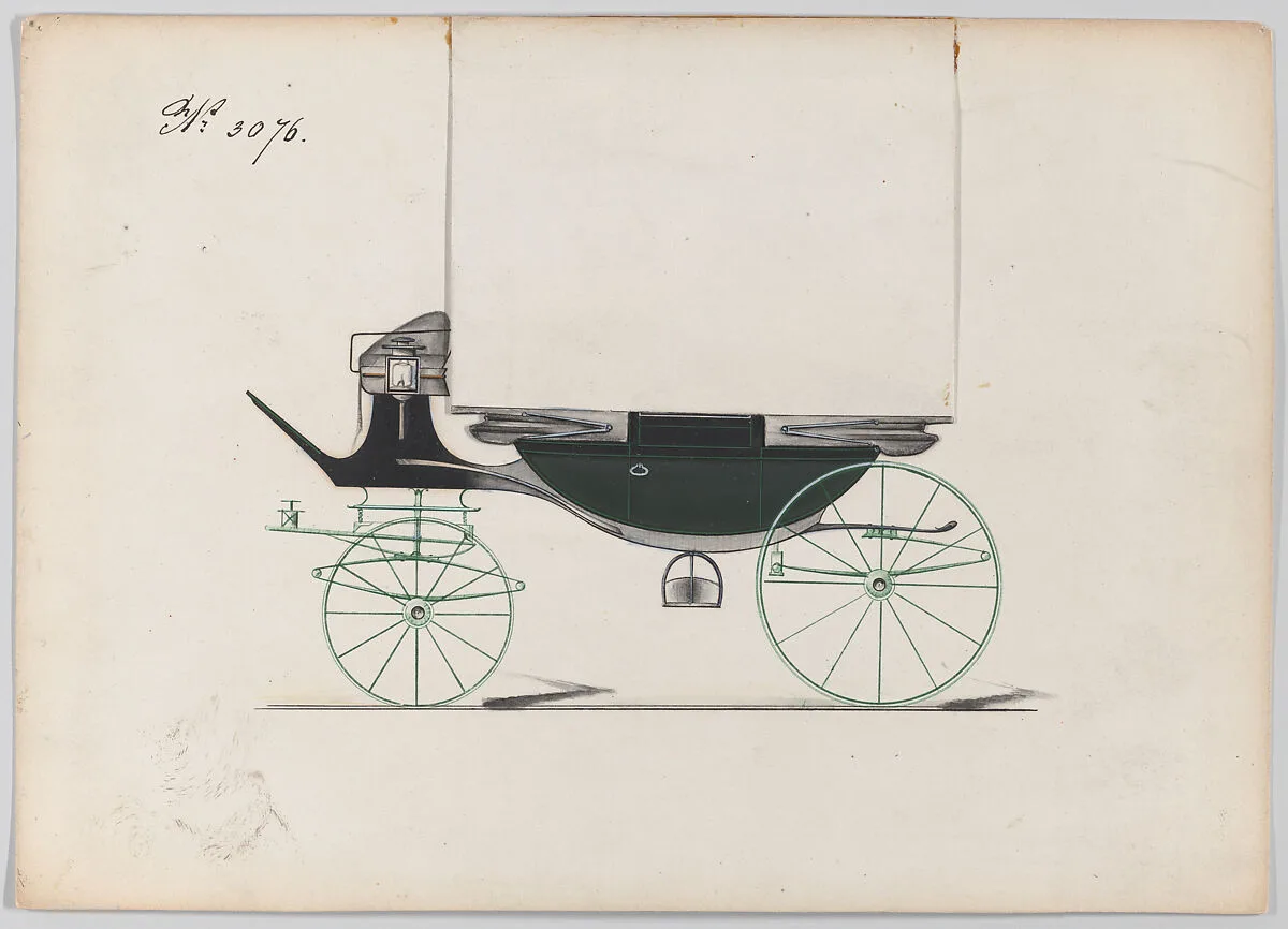 Design for Landau, No. 3076 — Brewster & Co.