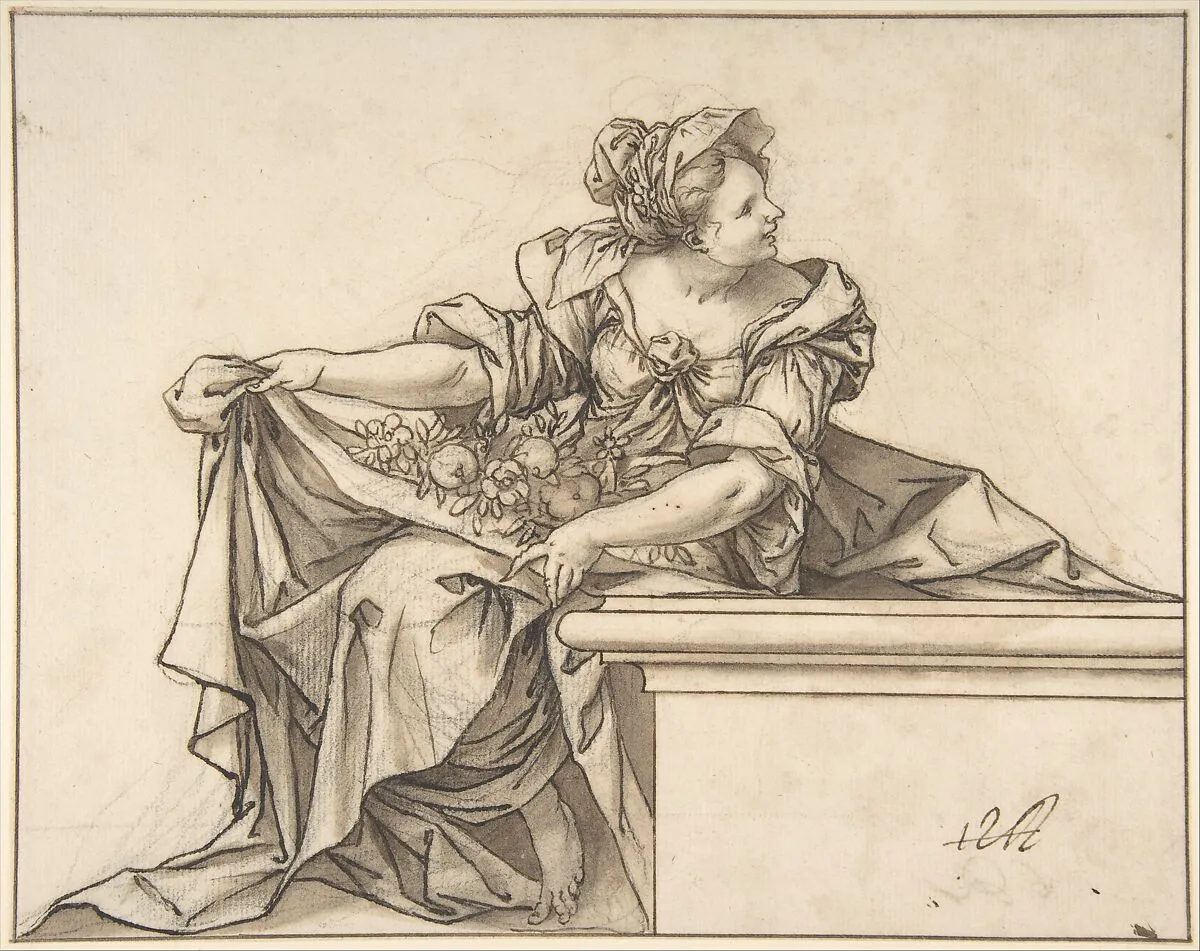 Female Personification of Summer or Abundance — Sebastián de Herrera-Barnuevo