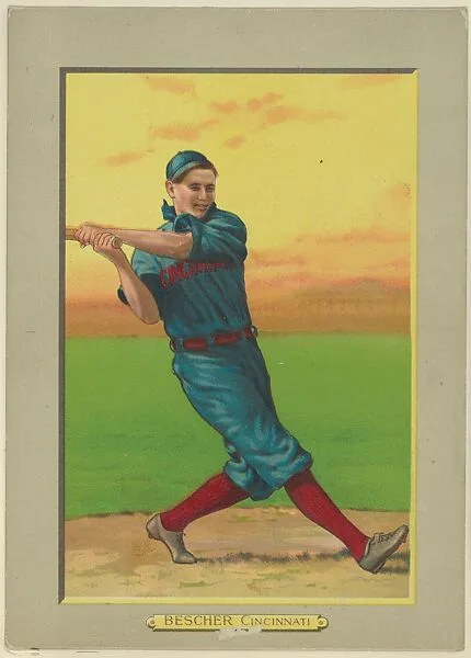 Bob Bescher, Outfielder, Cincinnati Reds (National League), from Turkey Red Cabinets (T3) — American Tobacco Company