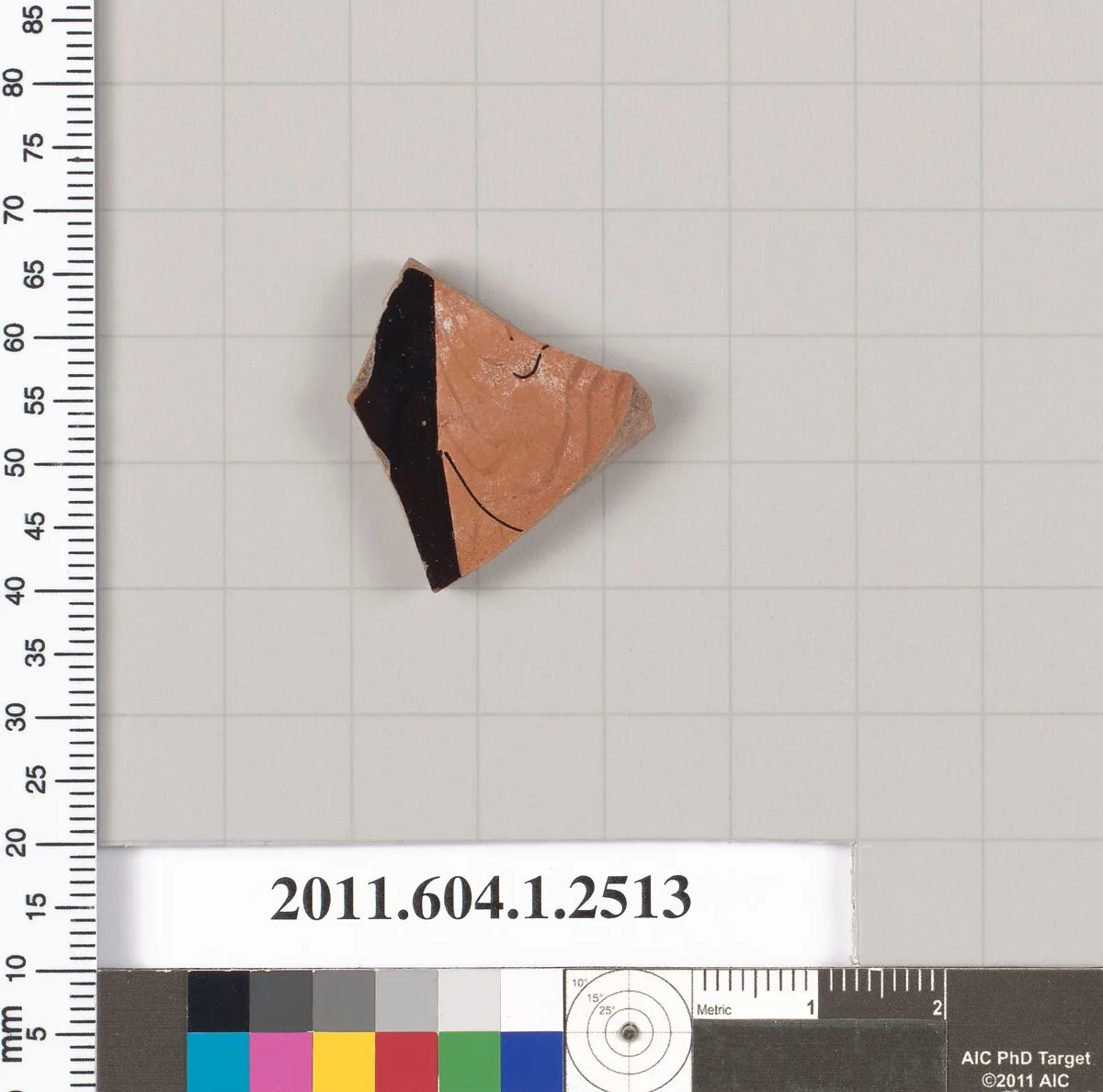 Terracotta fragment of a kylix (drinking cup) — Unknown