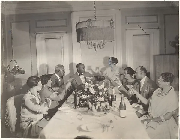Dinner Party with Boxer Harry Wills — James Van Der Zee