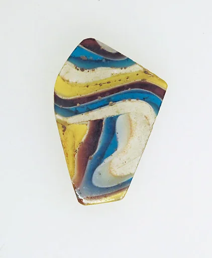Glass mosaic body fragment