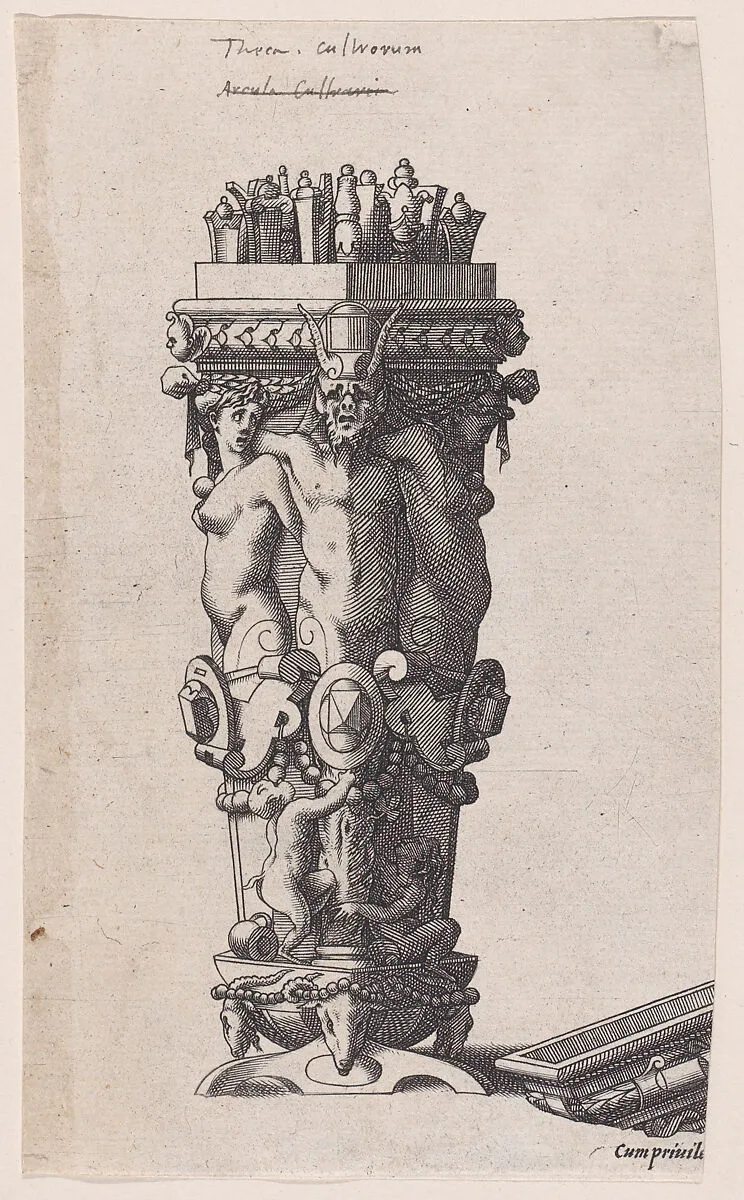 Container with a Satyr (Nécessaire de table) — René Boyvin
