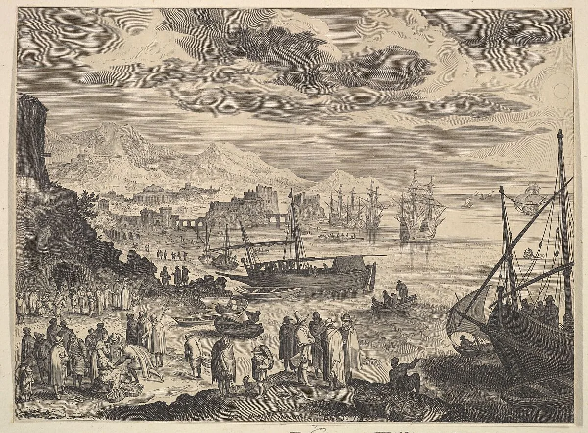Harbor Scene — Aegidius Sadeler II|Jan Brueghel the Elder