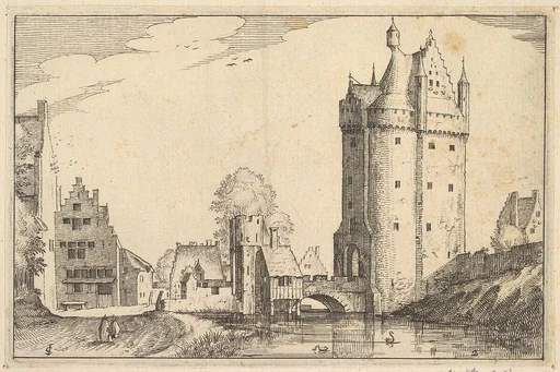 Town Gate, plate 2 from "Regiunculae et Villae Aliquot Ducatus Brabantiae"