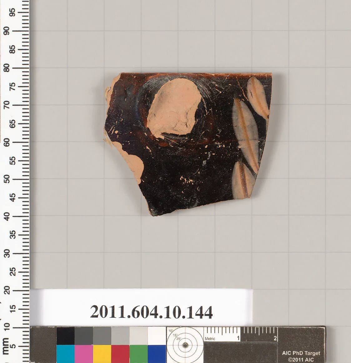 Terracotta rim fragment of a skyphos (deep drinking cup) — Unknown