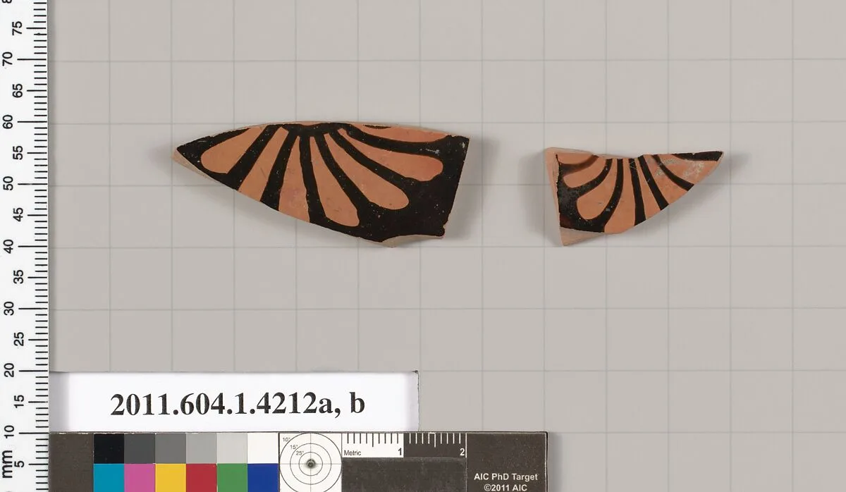 Terracotta fragments of kylikes (drinking cups) — Unknown