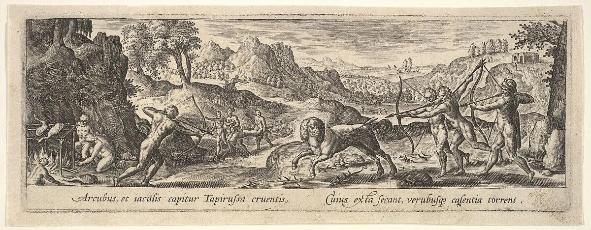 1 of 8 plates on Hunting and Fishing — Hans Bol